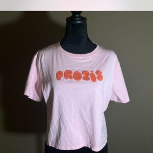 Prozis Light Pink Tee with Red Logo